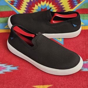Vessi Boardwalk Slip-On Women's Size 10 Waterproof Travel Running Shoes Black